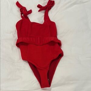 Beach Riot Red One-Piece Swimsuit